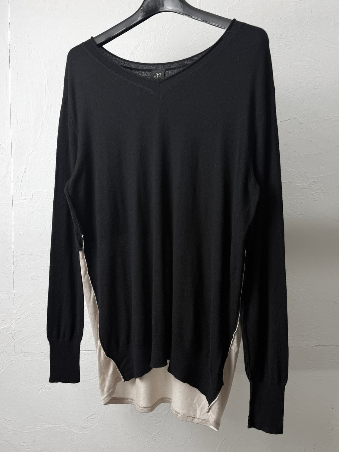 요지 야마모토 레이어드 캐시미어 니트 상품이미지2