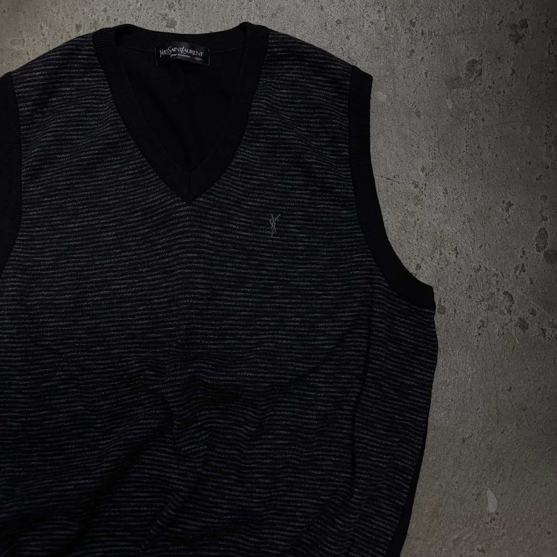 입생로랑 니트 조끼[1814] 상품이미지3