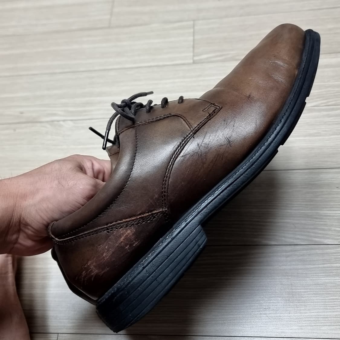 락포트 브라운 남성 구두(265-275) 상품이미지3