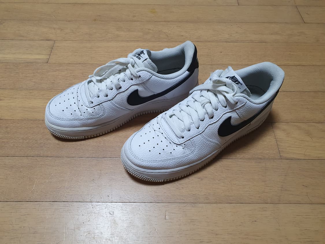 NIKE 나이키 에어포스1 화이트 블랙)265 상품이미지3