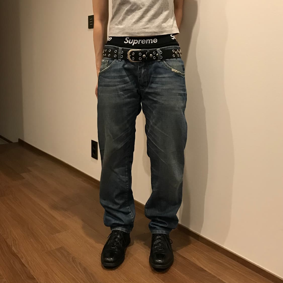 돌체앤가바나 메탈플레이트 데님 50사이즈 상품이미지2