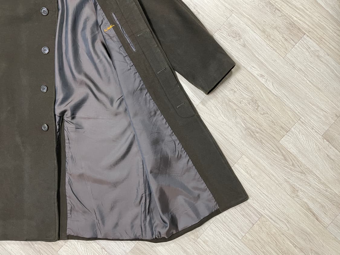 95~100) 폴로 챕스 랄프로렌 카키 캐시미어 롱코트(RRL&리바이스) 상품이미지5