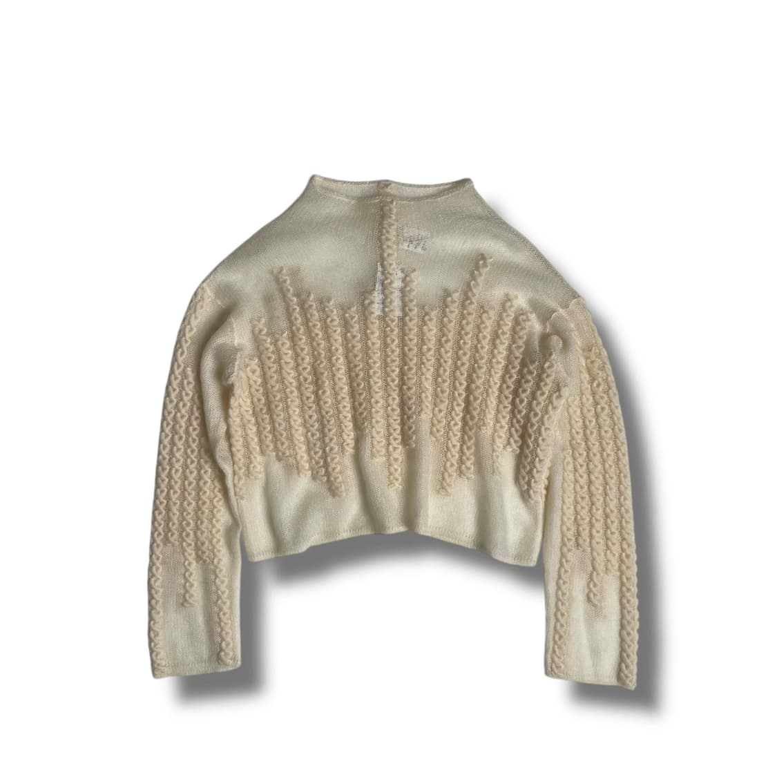 90's krizia maglia X 스티치 모헤어 블렌드 니트  상품이미지1