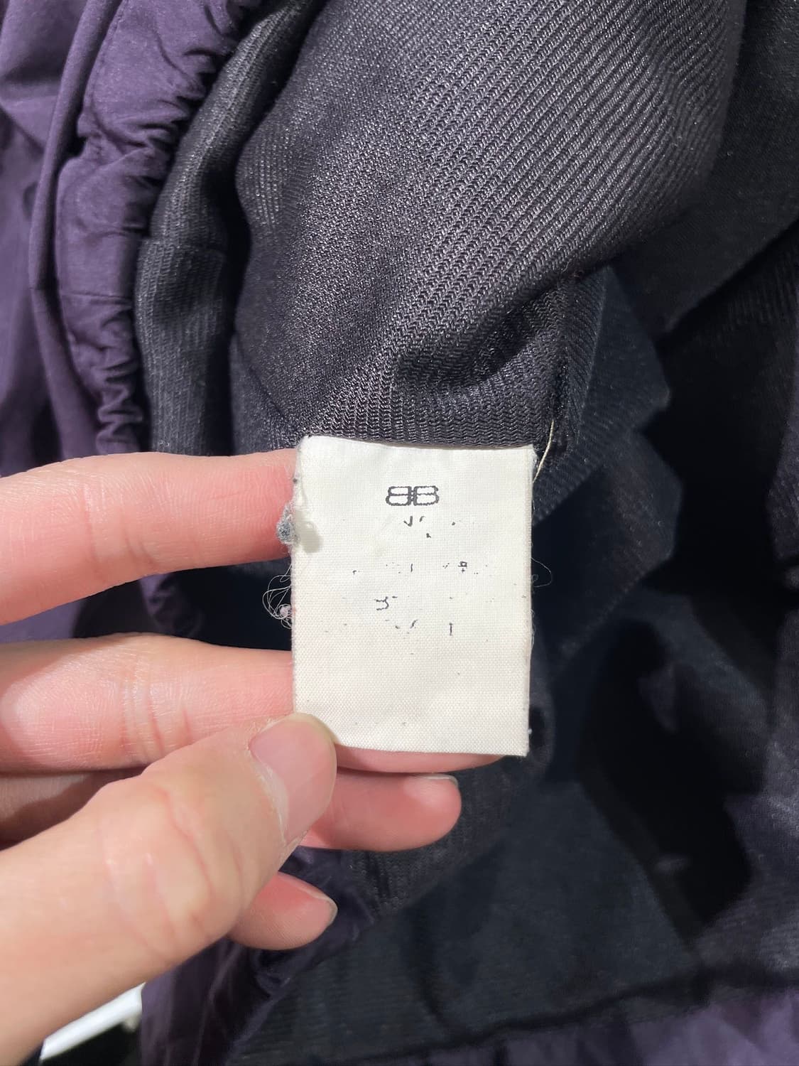 발렌시아가 골프 퍼플 BB로고 하프 집업 사이드 집 스트링 아노락 상품이미지8