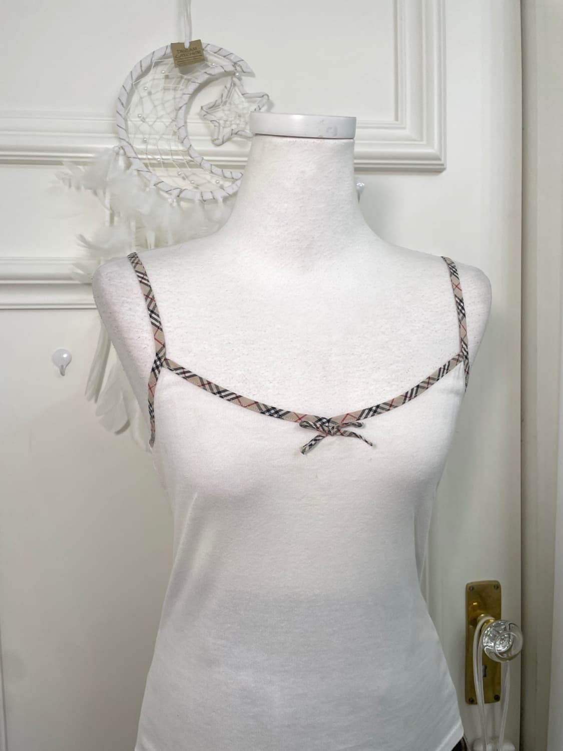 BURBERRY check bow point basic sleeveles 상품이미지4