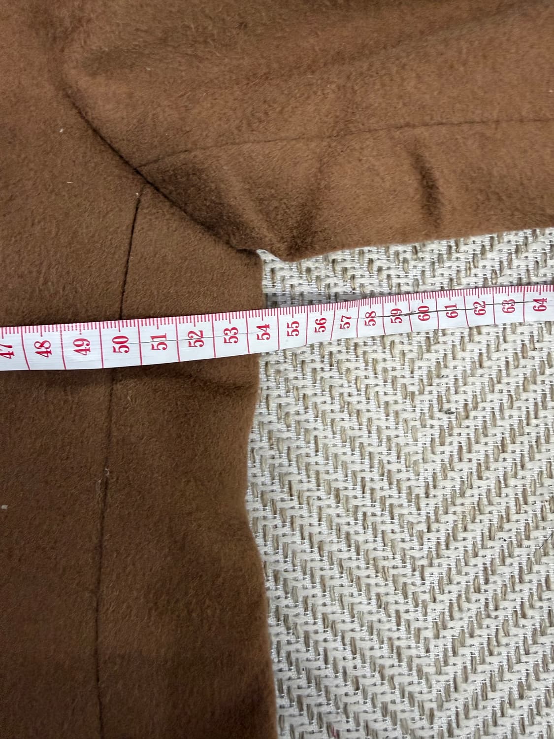 정품) 비앙카 여성 울 코트 브라운 48 상품이미지9