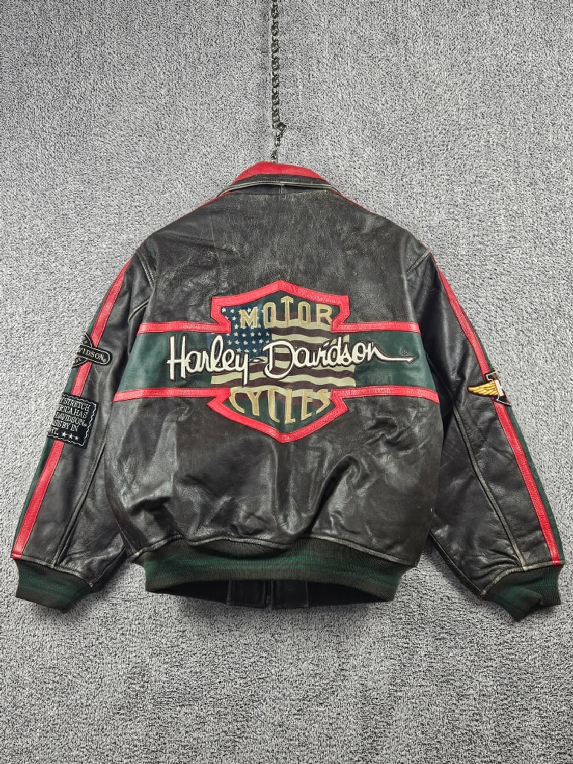 할리데이비슨 모터사이클 라이더 가죽 자켓 ( L ) / 11211 상품이미지1