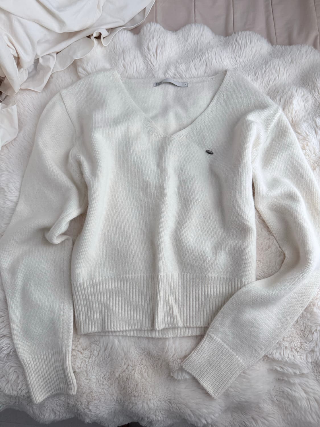 보헤미안서울 보헴서 루즈핏 울니트 아이보리 상품이미지2