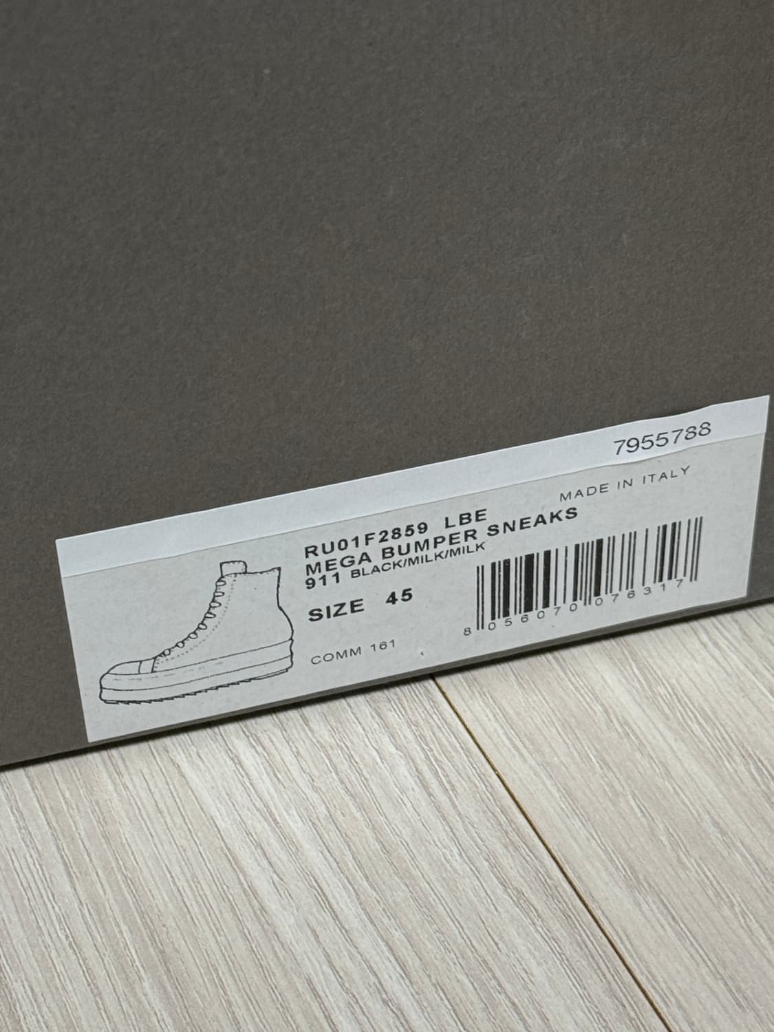 [45] 릭오웬스 메가범퍼 라몬즈 상품이미지4