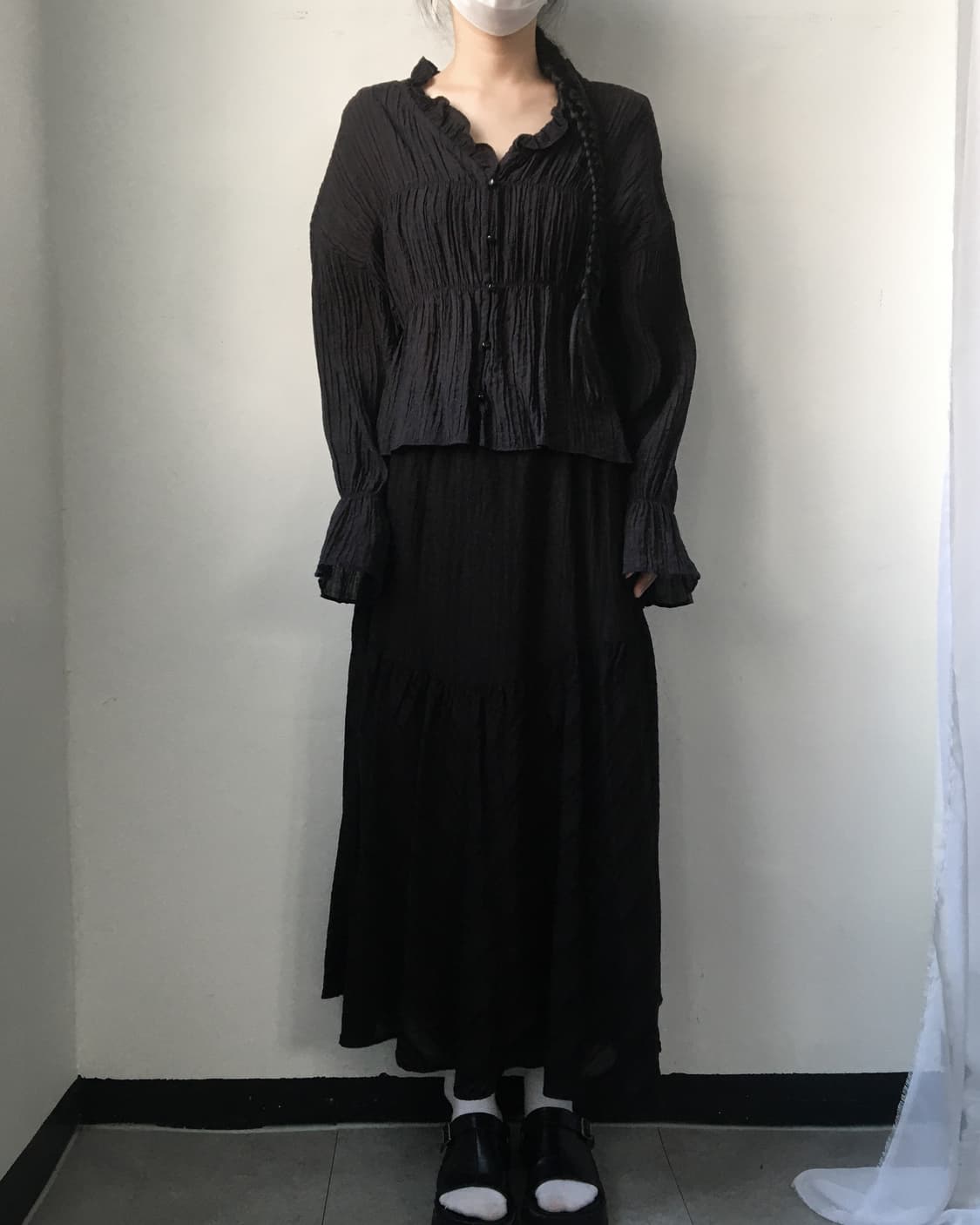 Shirring blouse 상품이미지4