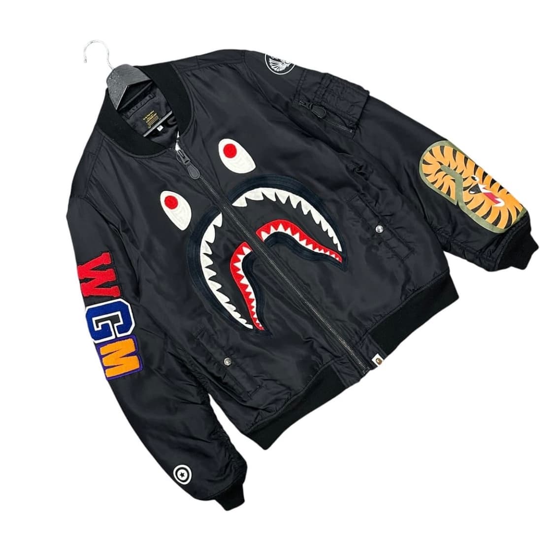 Bape 베이프 샤크 Ma-1 자켓 XL 상품이미지3