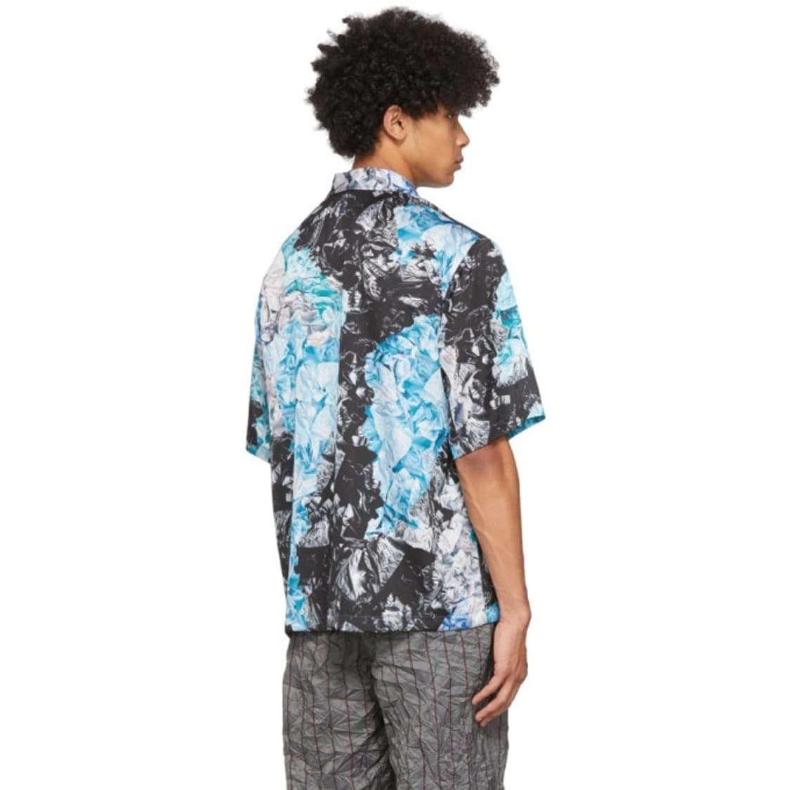 [L] 강혁 멀티컬러 카모 에어백 반팔 셔츠 상품이미지2