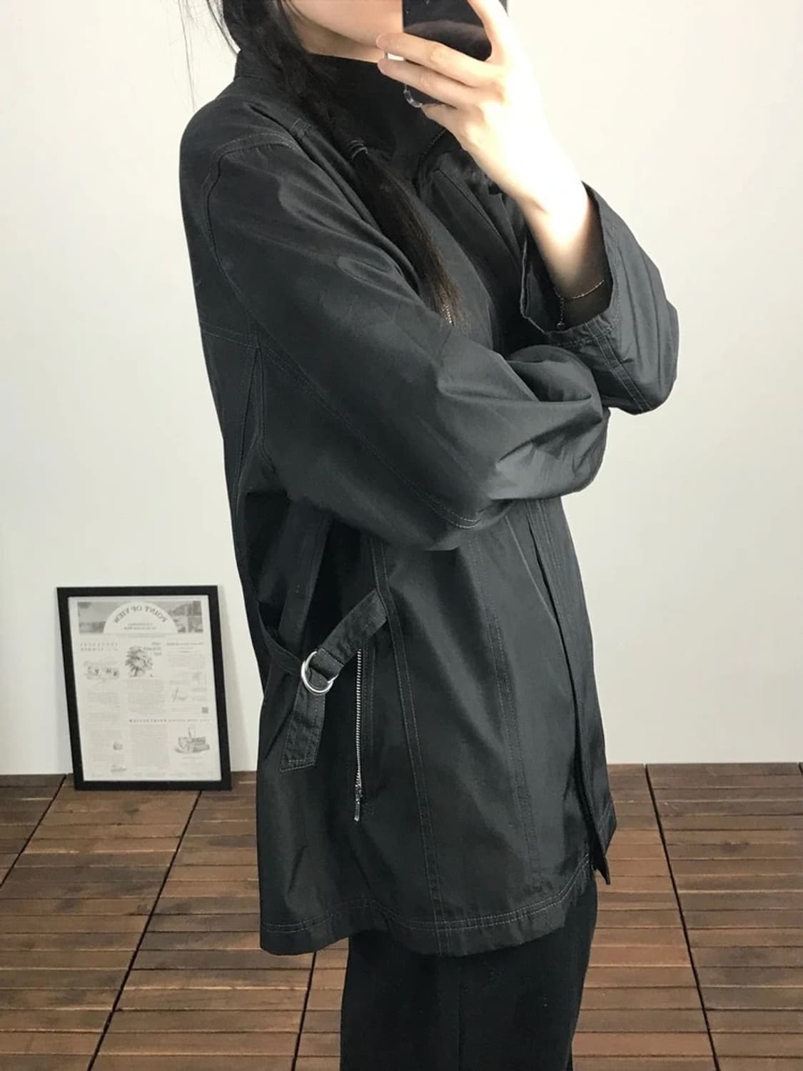 Moilecole Black Zip Jacket 상품이미지3