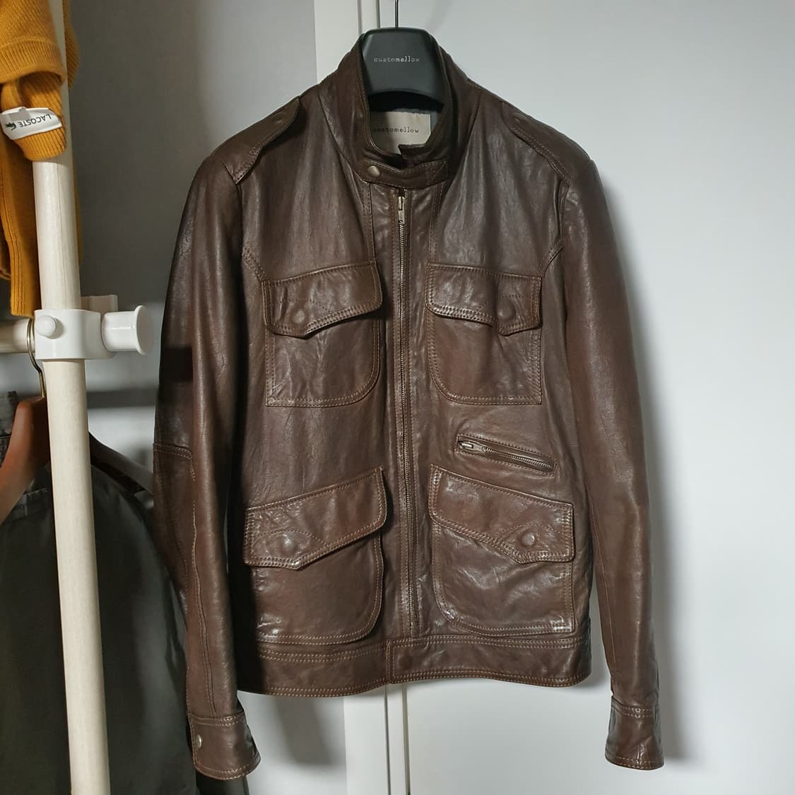 [100] 커스텀멜로우 가죽 자켓 (양가죽) 상품이미지1