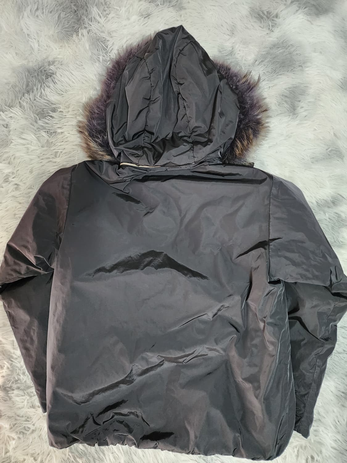 막스마라 후드 퍼 블랙 패딩 점퍼 상품이미지2