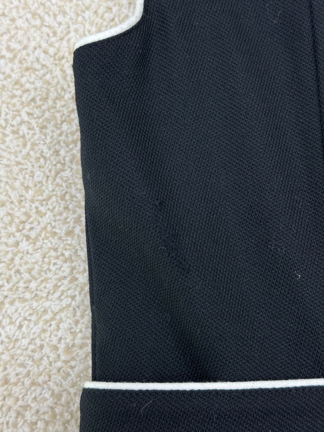 꾸레쥬 블랙 울 원피스 상품이미지6