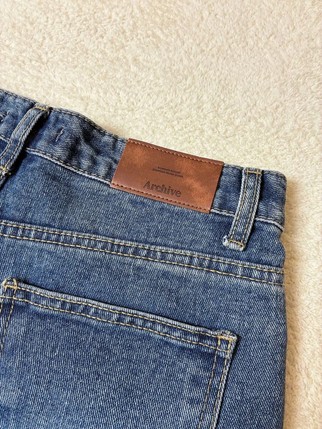 아카이브 블리치 세미 와이드 데님 팬츠 PN6731    상품이미지7