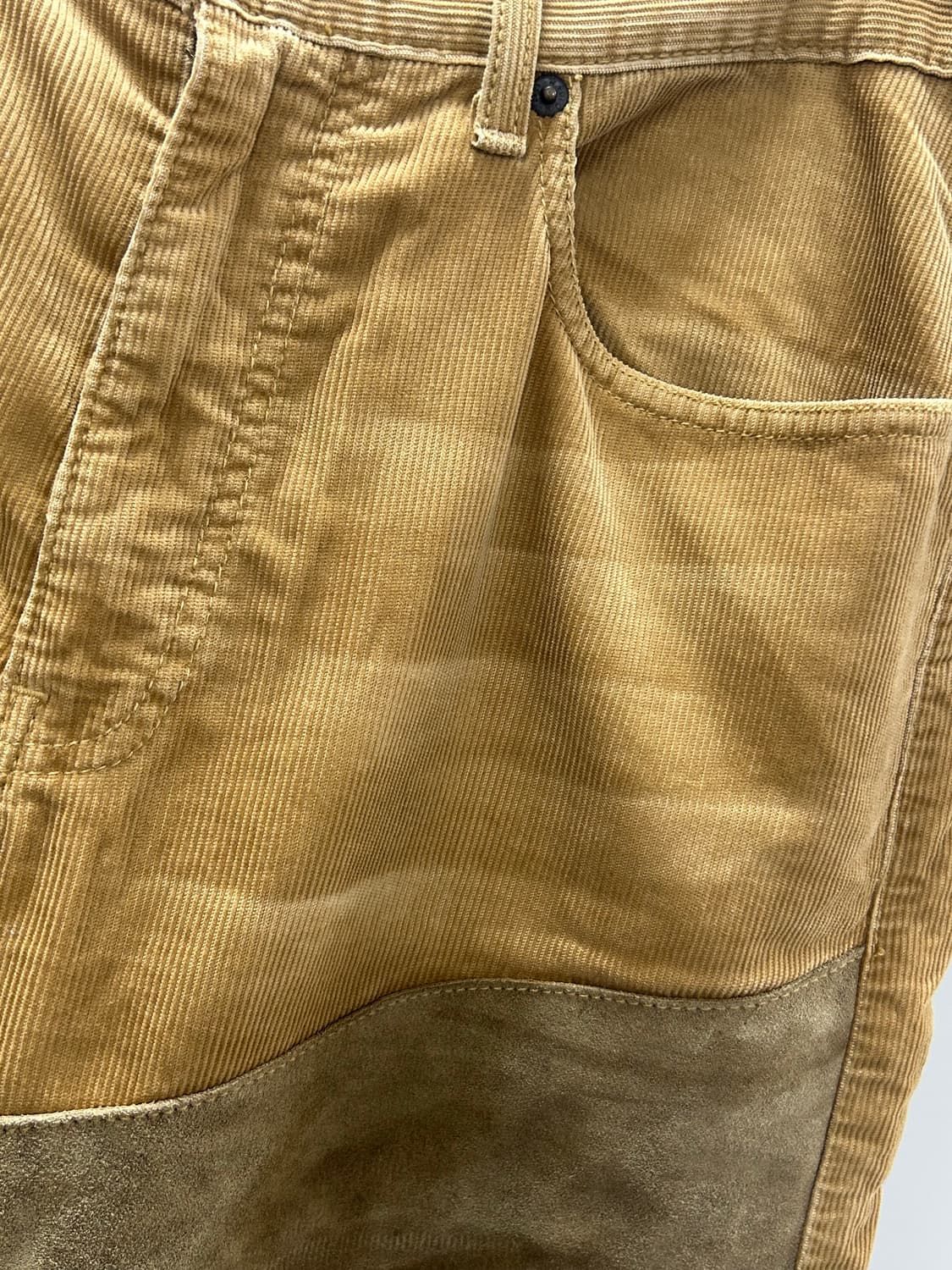 폴로 랄프로렌 스웨이드 패치 부츠컷 [made in usa] 상품이미지2