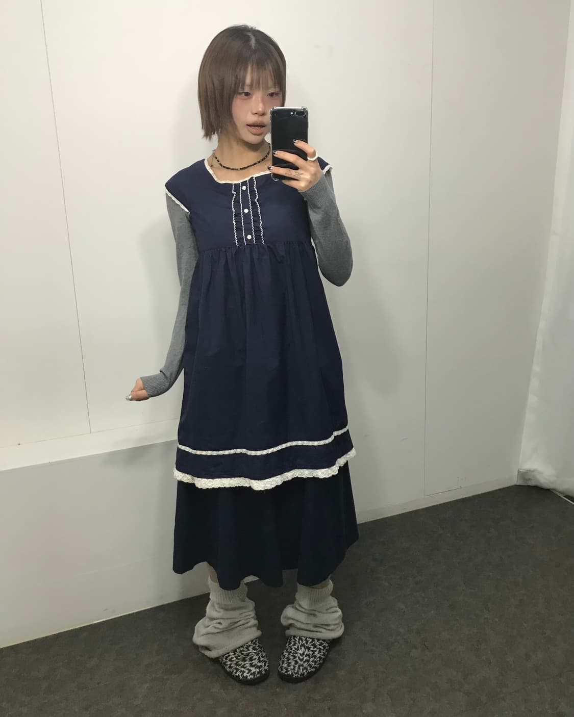 🌀네이비 톤온톤 레이어드 코디 Set 🌀 상품이미지2