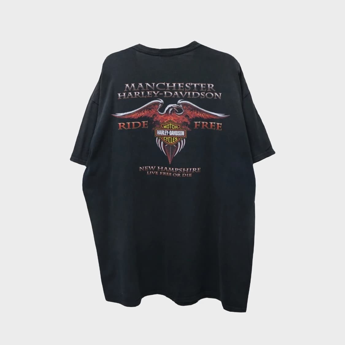 00'S 할리 데이비슨 반팔 티셔츠 66779 상품이미지1