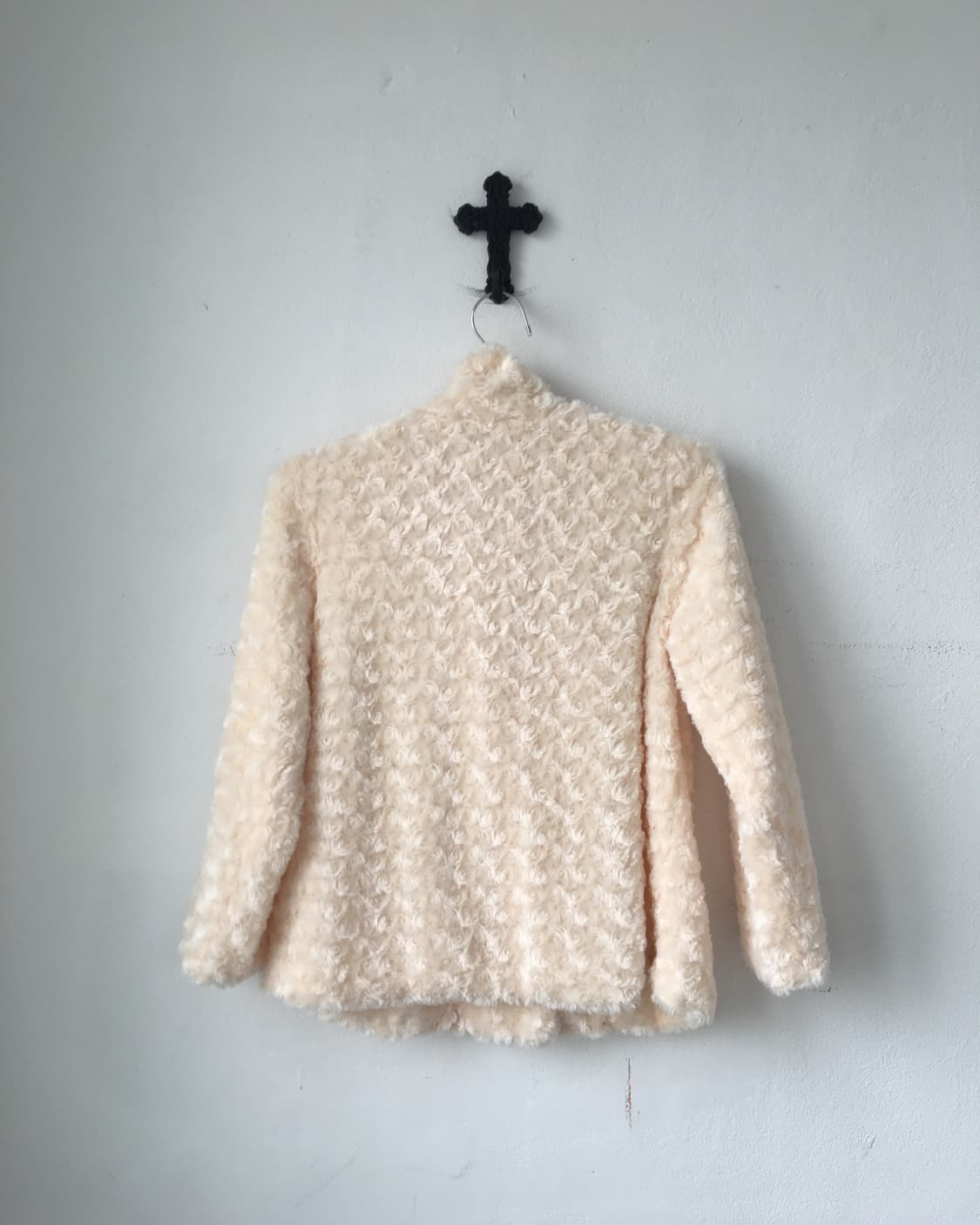 Double button fake fur high neck jacket 상품이미지4