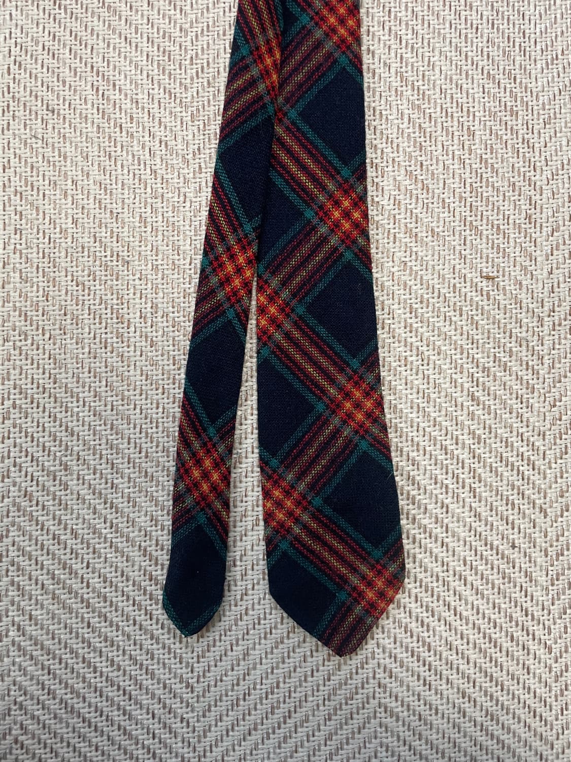 빈티지 잉글랜드 타탄체크 넥타이 J03727 상품이미지5