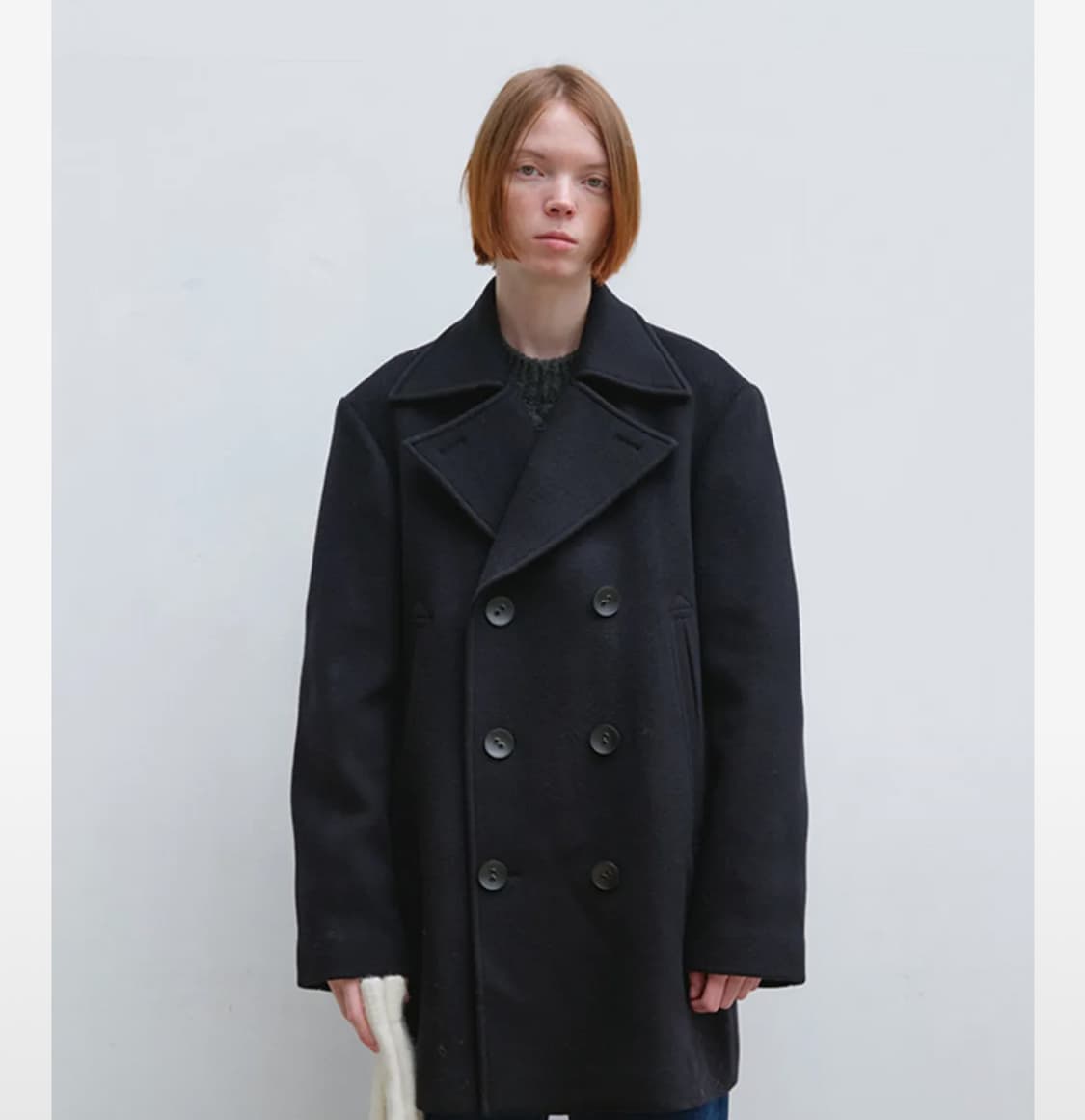 엔조블루스 오버핏 피코트 네이비 상품이미지1