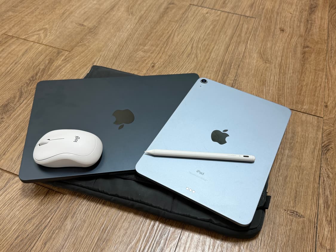 맥북에어M2 16G 256G + 아이패드에어 4 64G 풀세트 상품이미지1