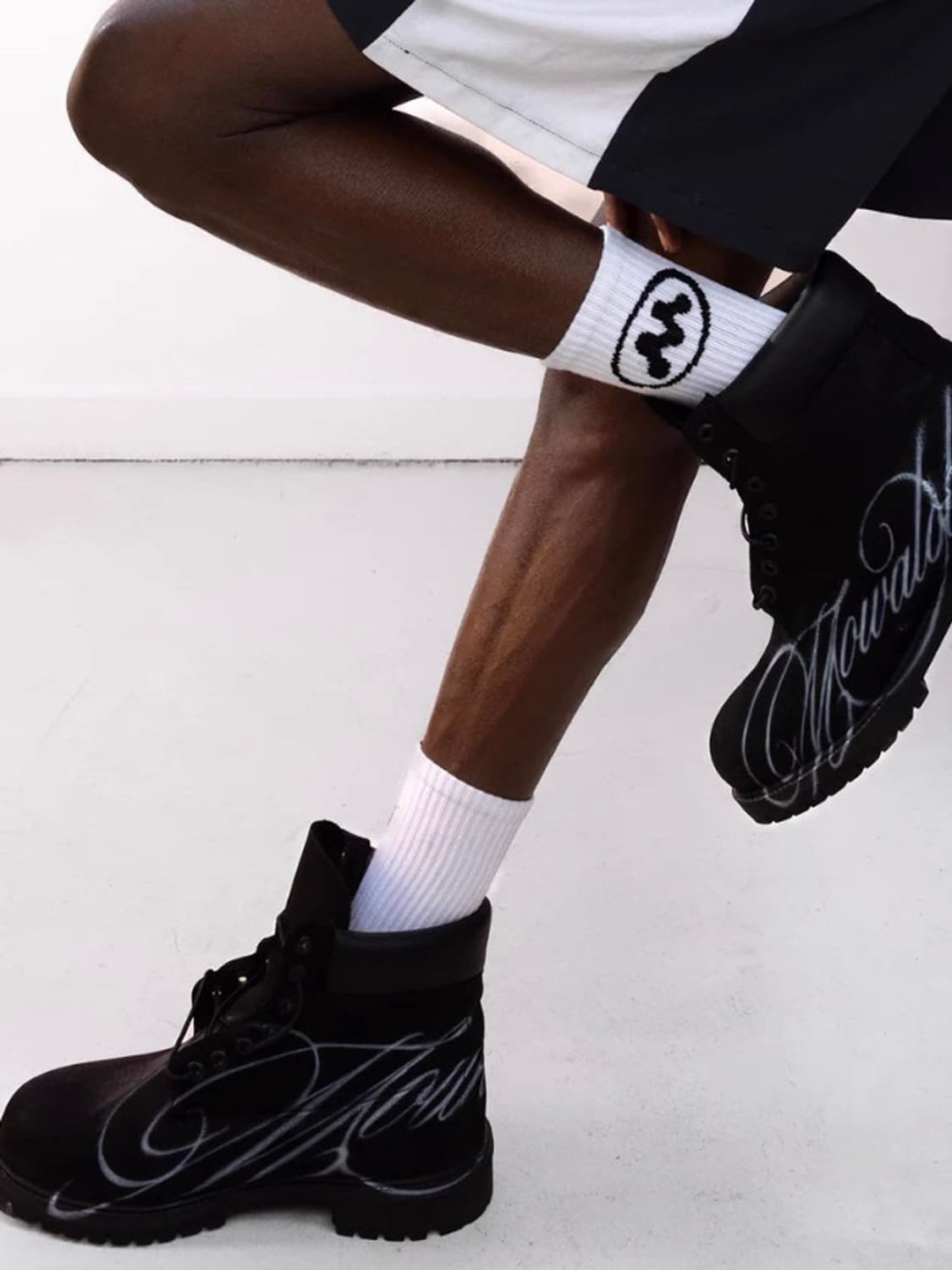 mowalola socks white 25ss 상품이미지3