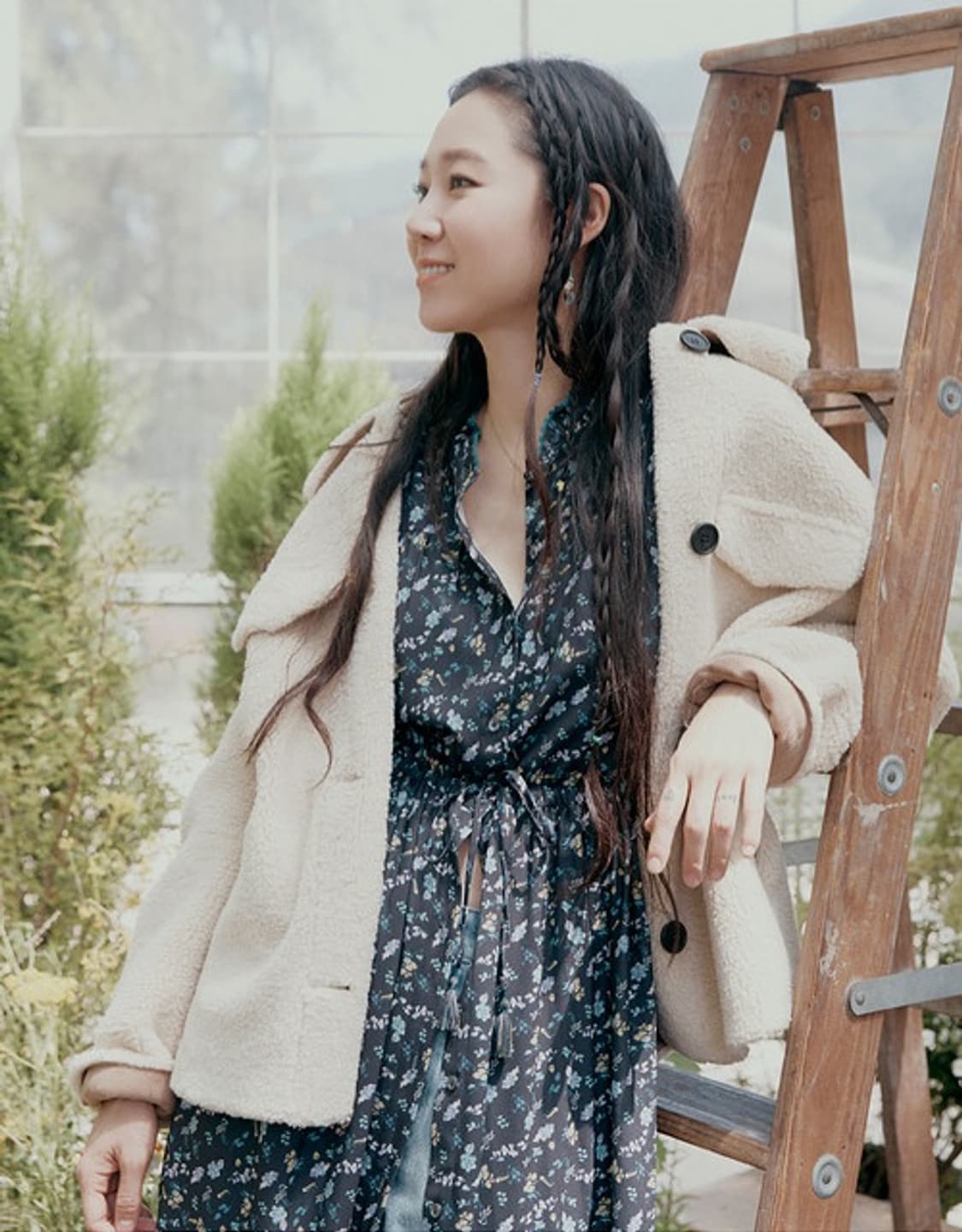 Thursday Island 써스데이아일랜드 오버핏 보아 무스탕 상품이미지1