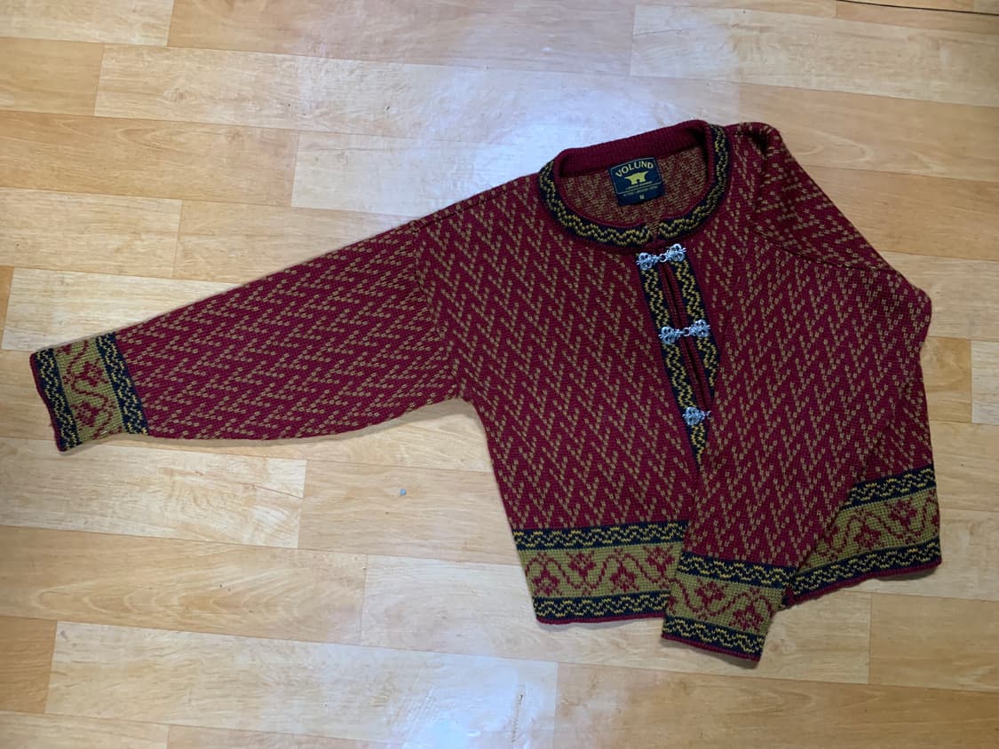 VOLUND 볼룬드 러큰-노르웨이 니팅 카디건(램스울)M 사이즈 상품이미지2