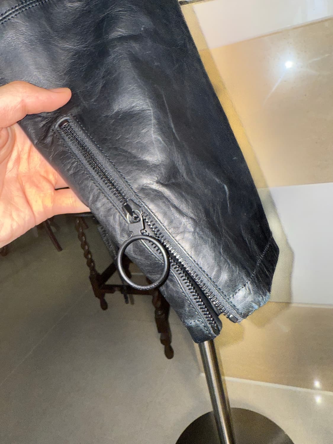 오프화이트 라이더 자켓 L 상품이미지8