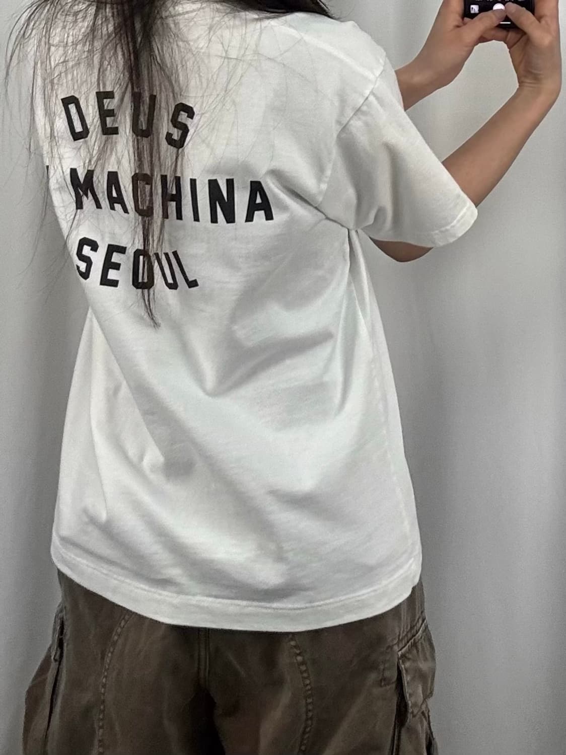 데우스 엑스 마키나 화이트 반팔 상품이미지3