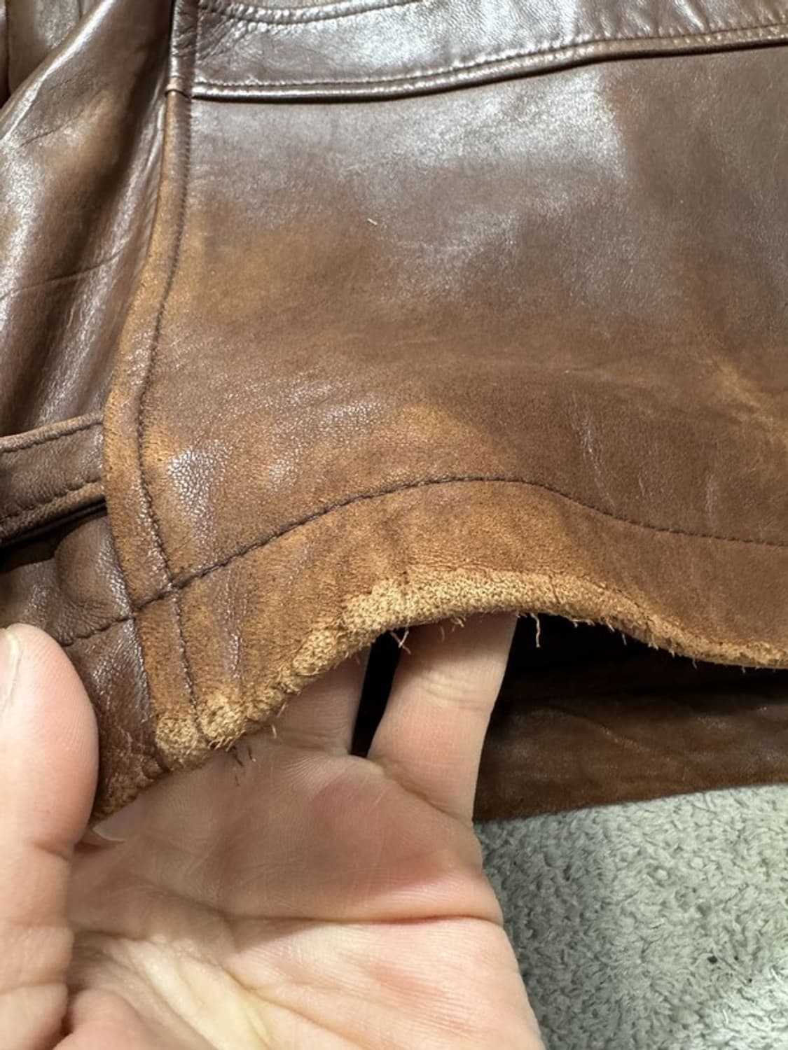 바나나리퍼블릭 양가죽 자켓 M 상품이미지7