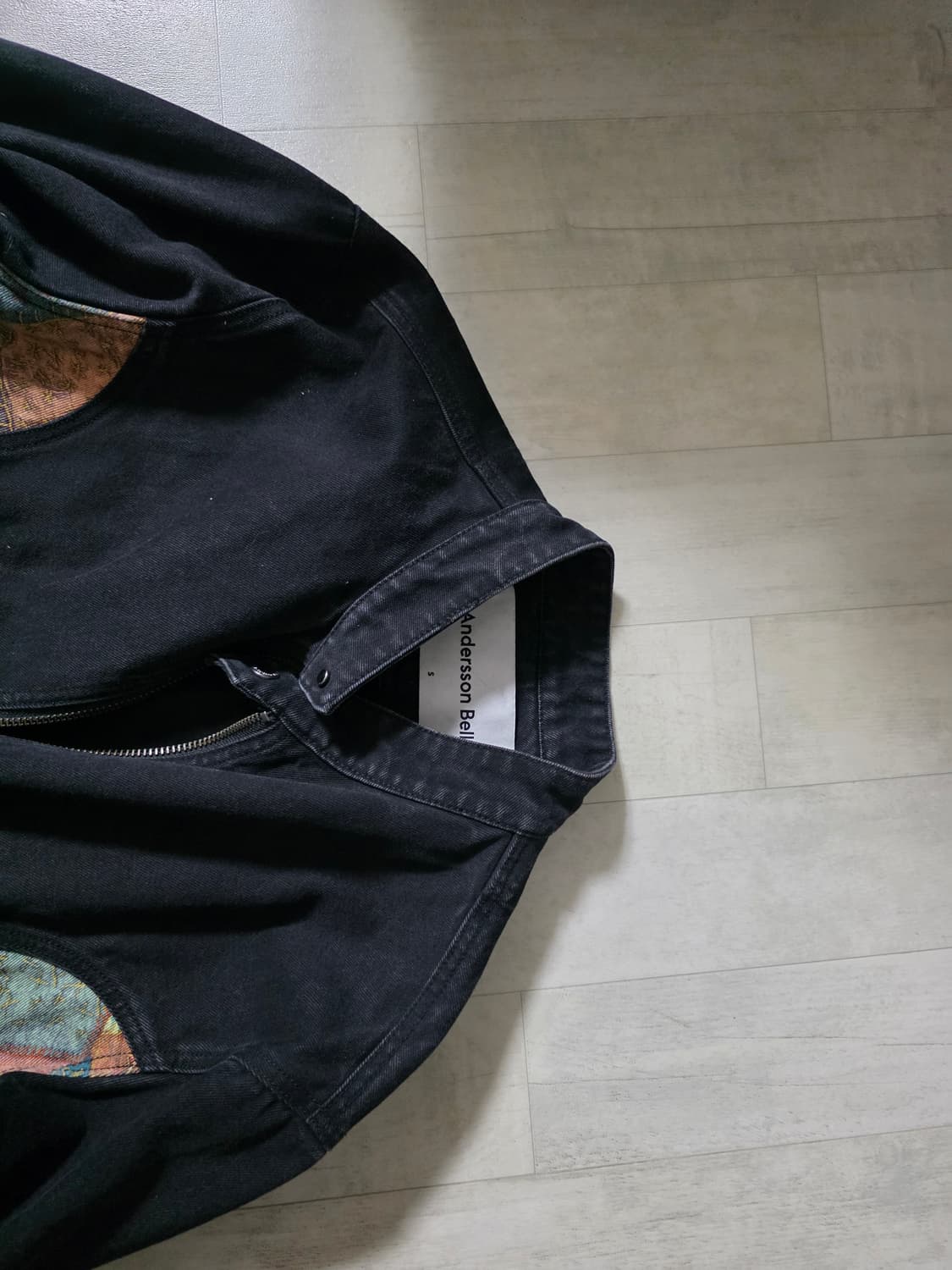 앤더슨벨 뮬렌스 데님 바이커 자켓 S 상품이미지2