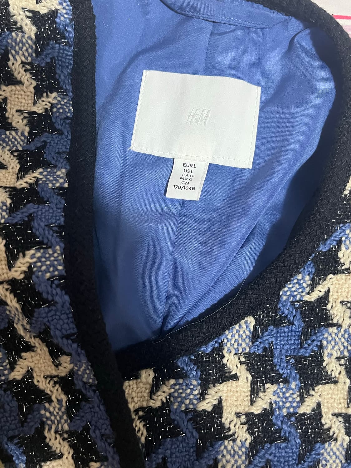 H&M 하운드투스 트위드 자켓 상품이미지5