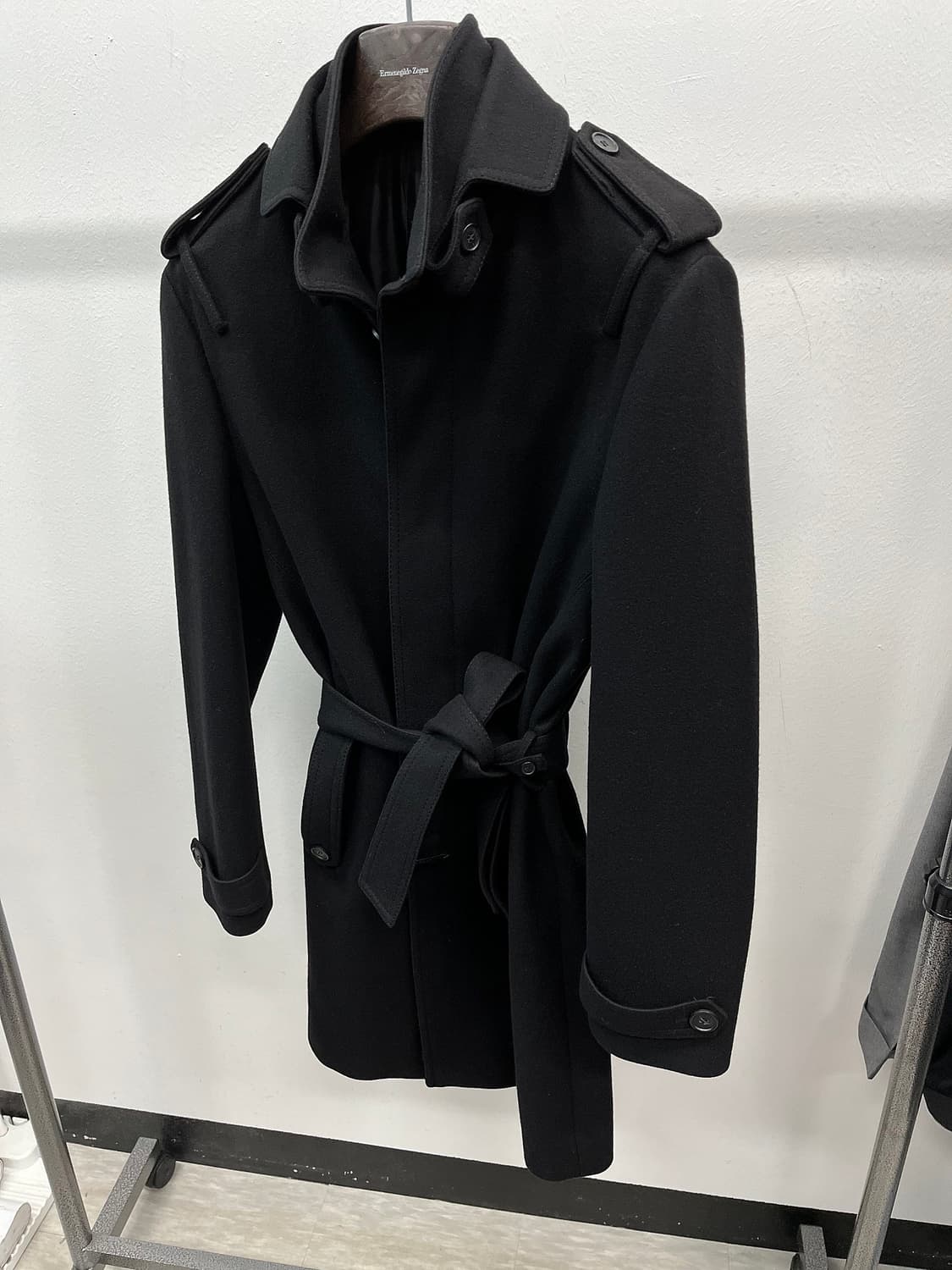 95) 솔리드옴므 벨티드 울코트 상품이미지2