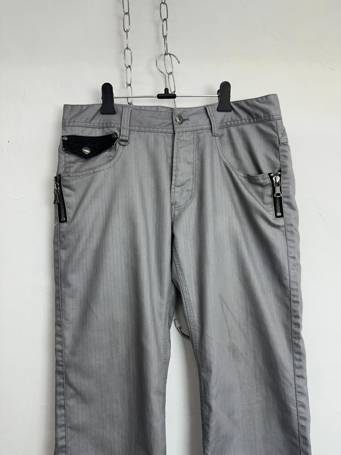 Technical Gray Herringbone Zip Pocket pa 상품이미지5