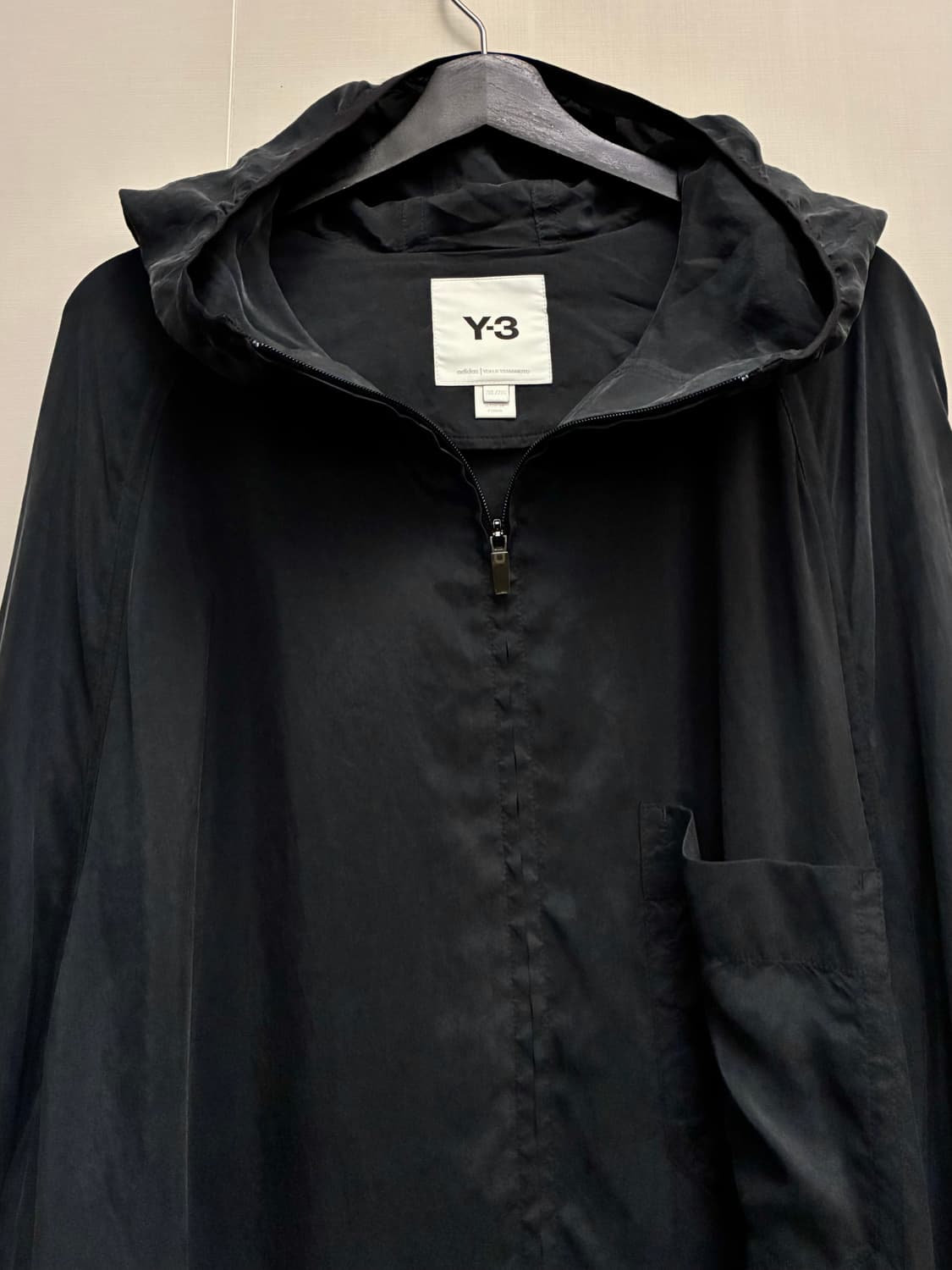 (XXL)Y-3 요지야마모토 큐프로 백로고 오버 후드집업 자켓 상품이미지4