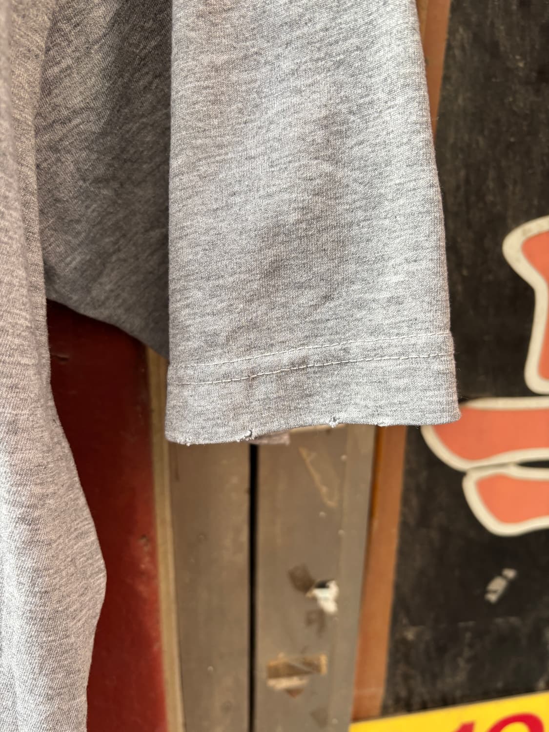 RH-07 U.S ARMY 빈티지 티셔츠 XL 컷오프 &데미지 커스텀 상품이미지4