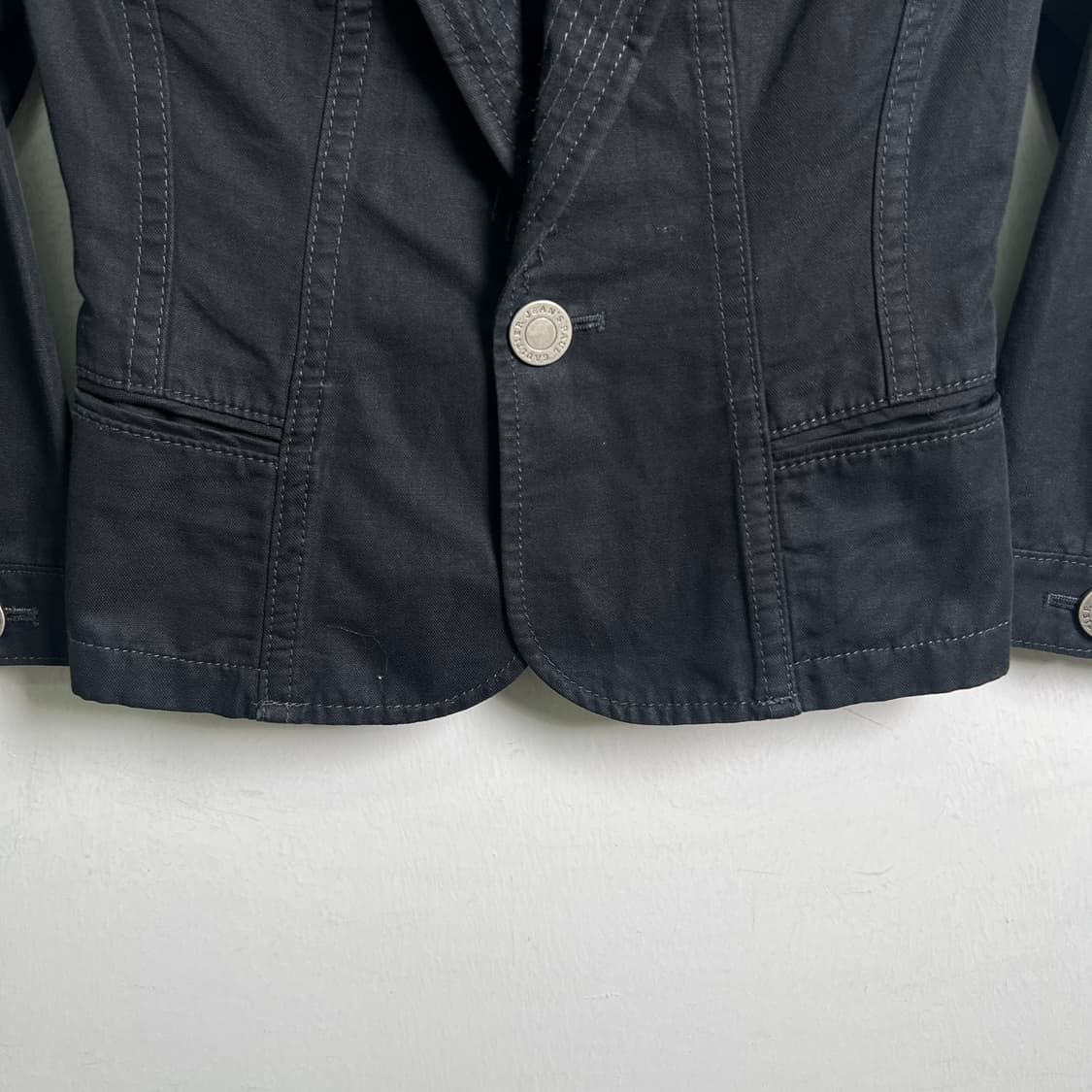 장 폴 고티에 블랙 데님 블레이저 자켓 40 상품이미지5