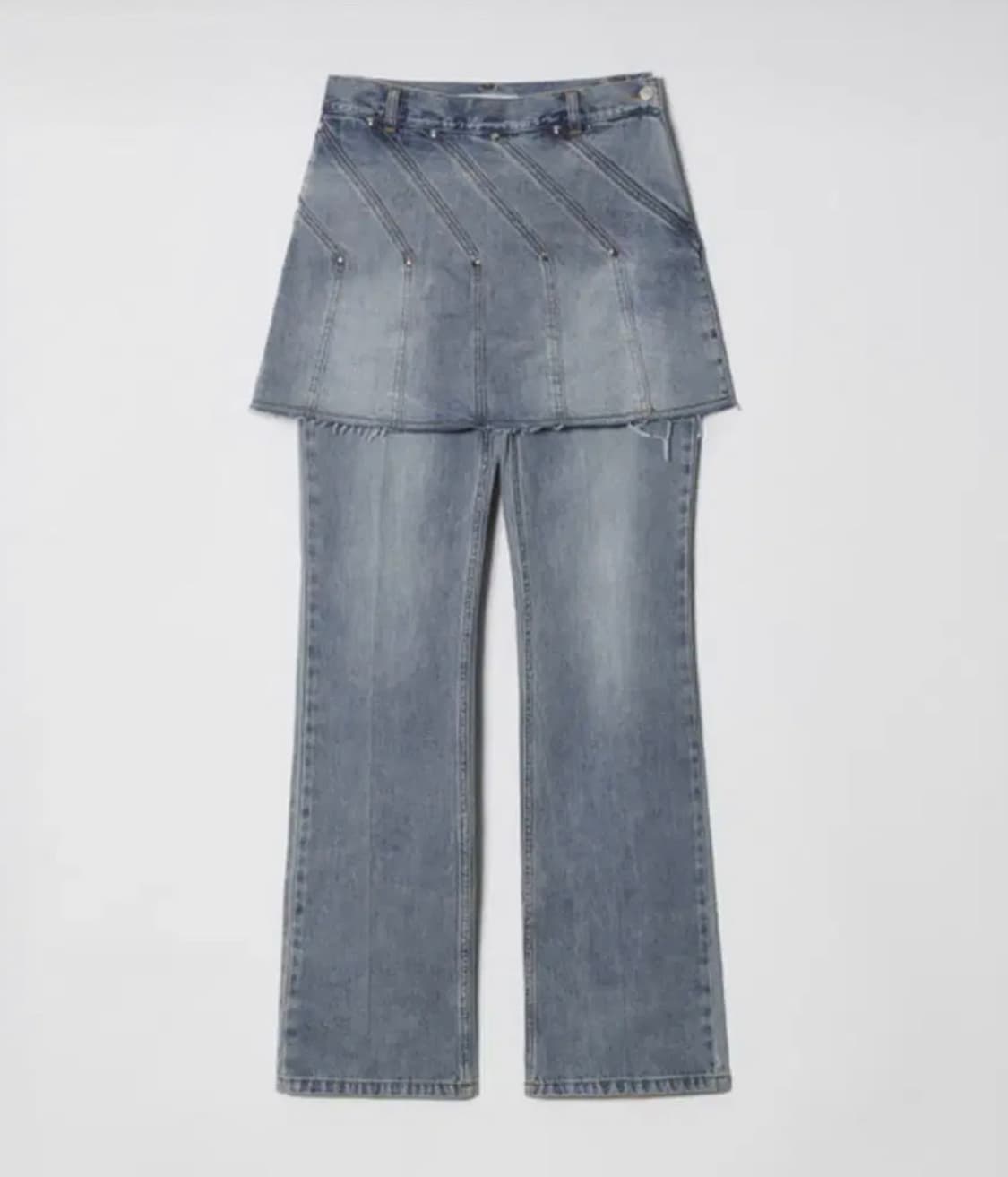 솔티페블 saltypebble snap skirt jean 상품이미지1