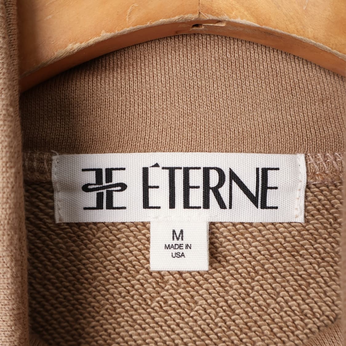 66/ETERNE 하프 지퍼 크롭 스웨트셔츠 상품이미지6