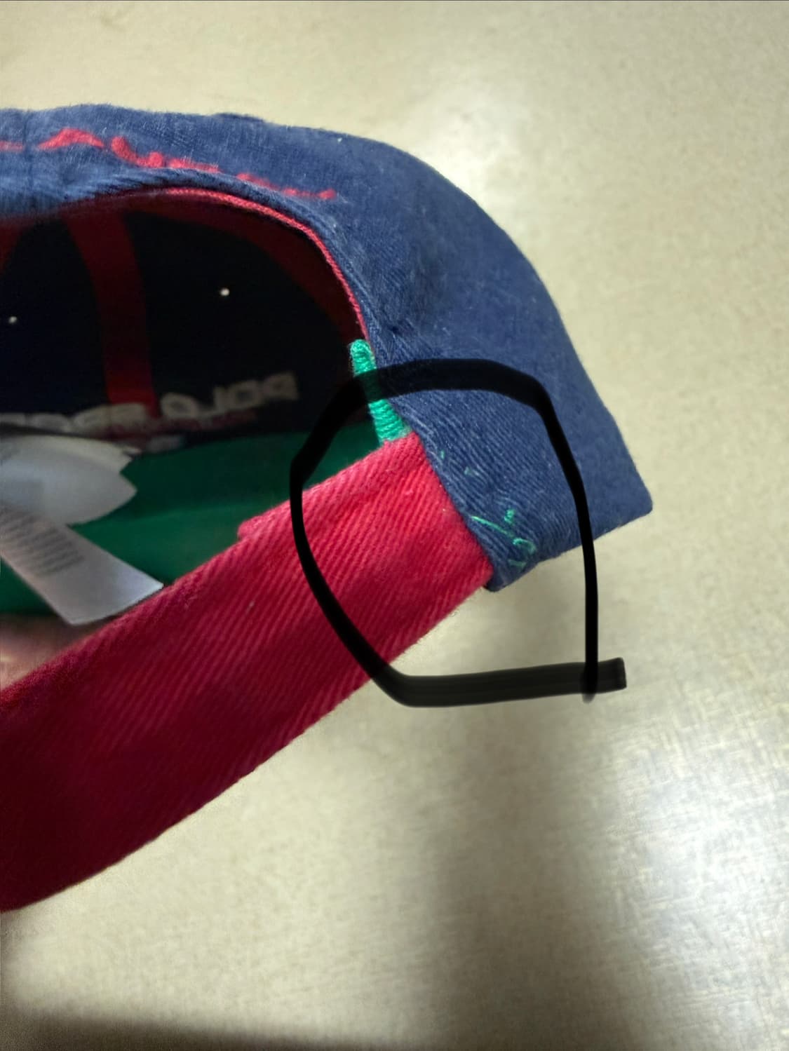 폴로 스포츠 모자, 네이비 상품이미지5