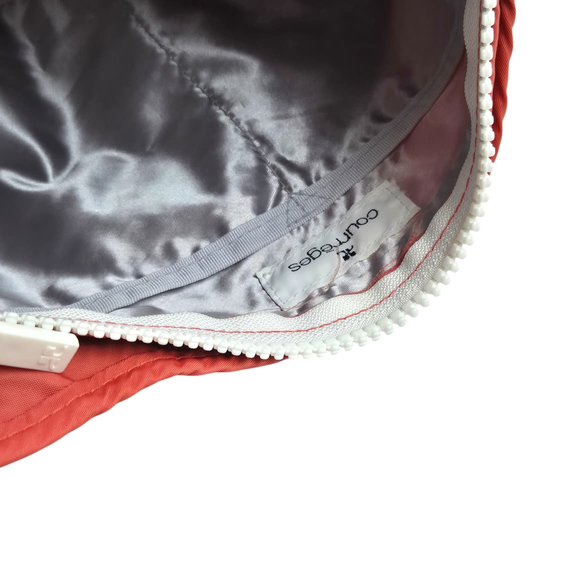 90s 프랑스 꾸레쥬 핑크 스포티 크로스&숄더백 상품이미지6