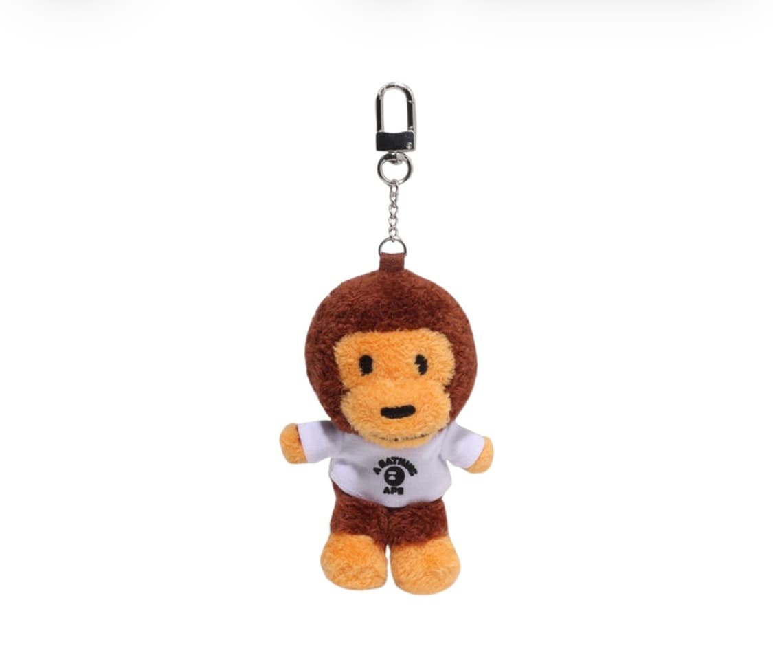 (새상품) 베이프 마일로 컬리지 키링 상품이미지1