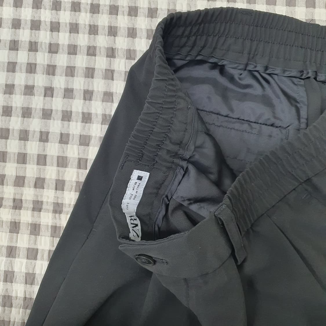 자라 밴딩 와이드 팬츠 남자29~31 상품이미지2