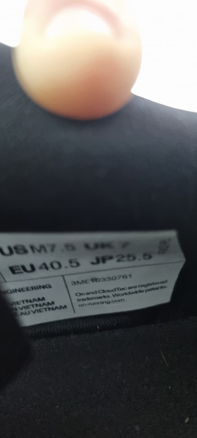 온 러닝 파프 paf 클라우드 몬스터 2 블랙 마그넷 255 상품이미지7