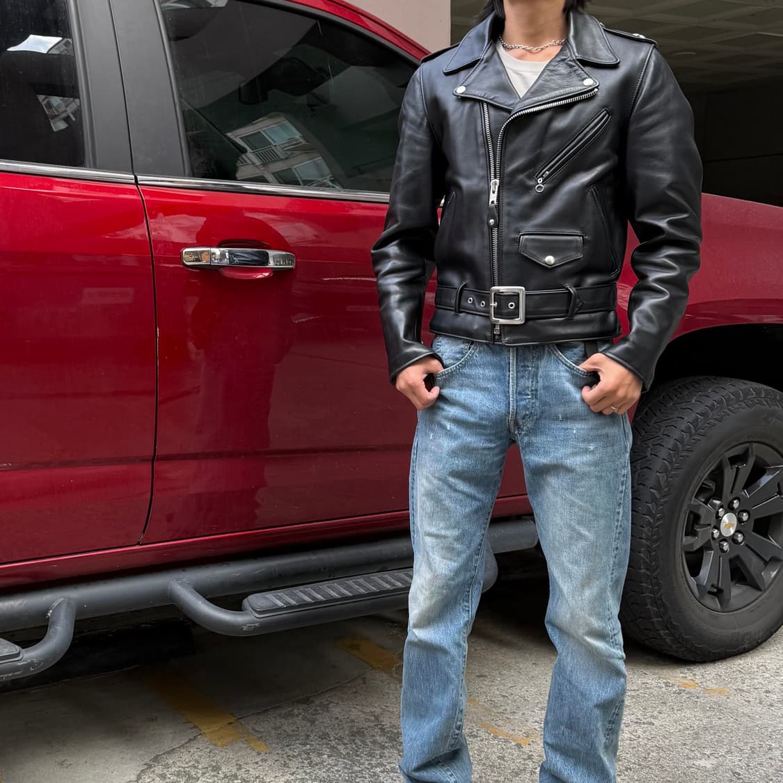 Schott NYC 퍼펙토 613 One Star 34사이즈 상품이미지8