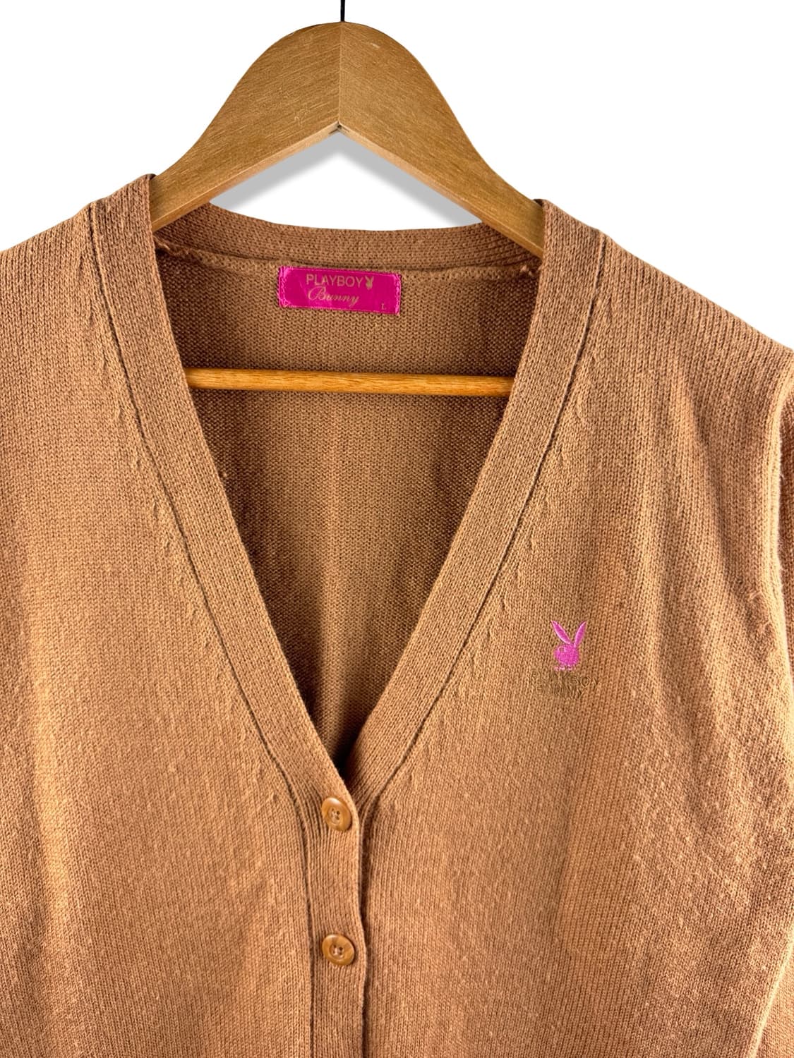 플레이보이 카멜 베이지 가디건2488 상품이미지3